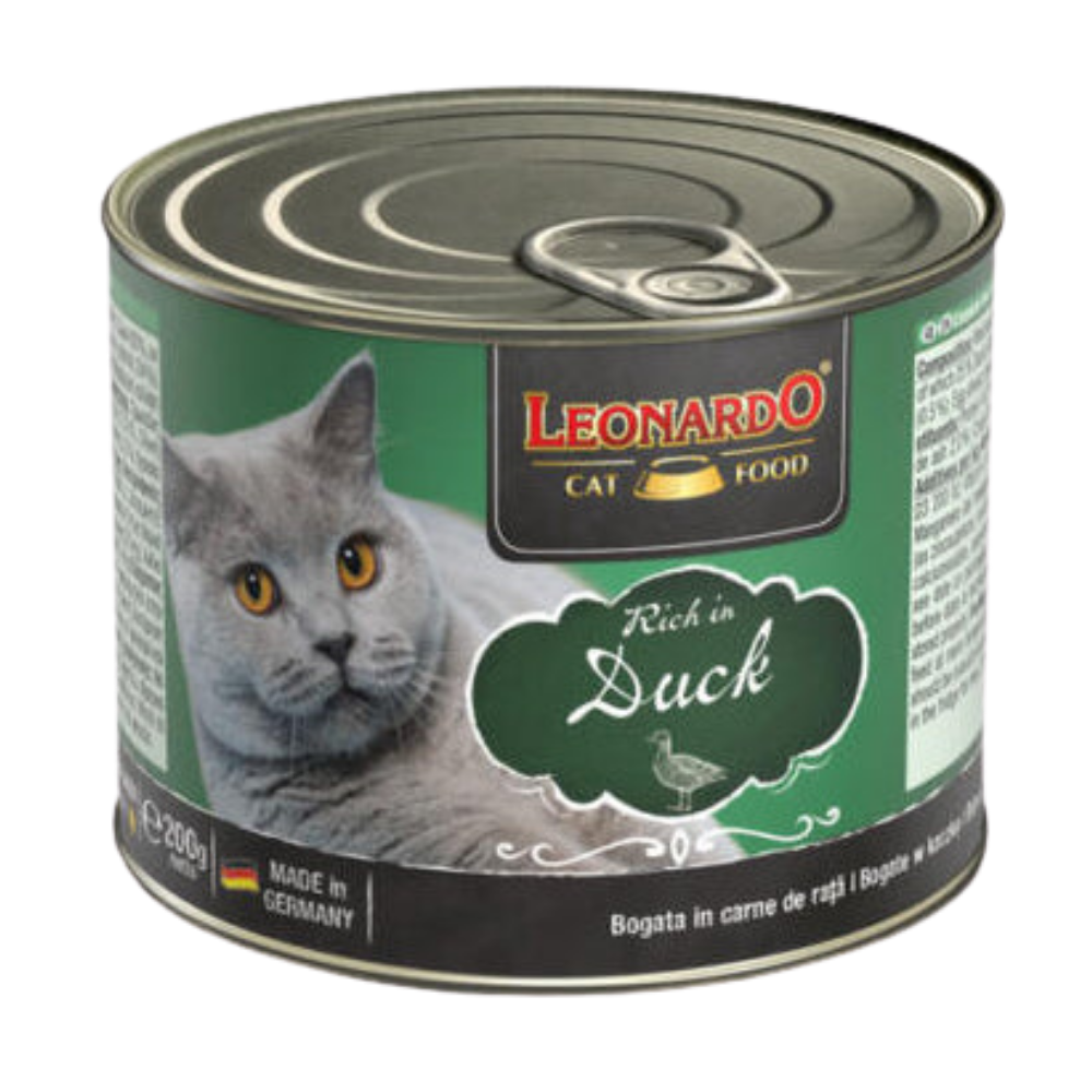 LEONARDO rich in duck Wet Food 200g.