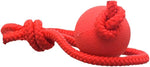 Rubber Ball Rope Dog.