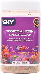 sky tropical fish flakes 400 ml.