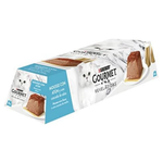 Gourmet Revelations cat food package with a white background