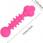 Squeaky Rubber Dog Chew Toy Petfast.shop Generic Dog Exclusive Puppy Supplies Toys petfast.shop EgyptPink 150.00