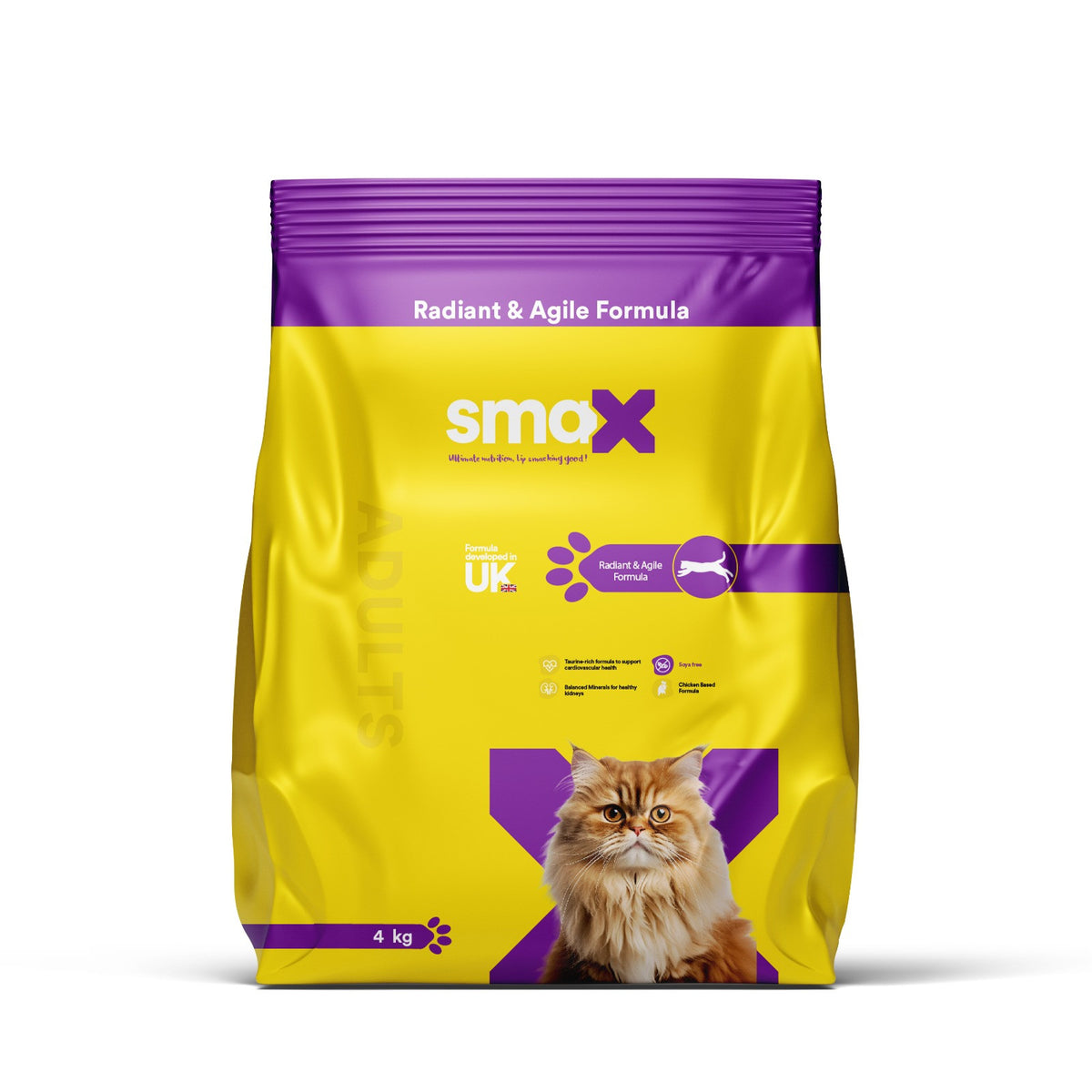 Smax Adult Cat Dry Food 4KG.