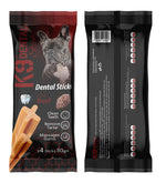 K9 Dental Sticks with Beef for Dogs X4 Sticks - 80gm.