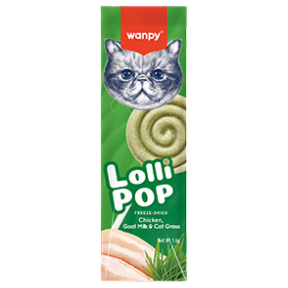Wanpy Cat Lollipop Chicken, Goat Milk & Cat Grass6g Petfast.shop Wanpy Cat Chewy Treat Treats petfast.shop EgyptDefault Title 120.00