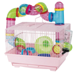 Hamster Cage Rectangular with Funky Tubes