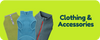 Two clothing items on a green banner with 'Clothing & Accessories' text