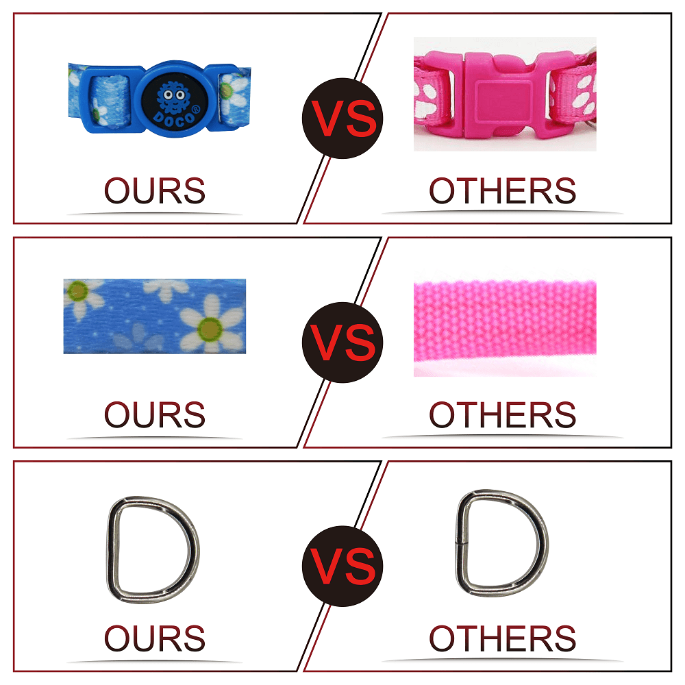 DOCO® LOCO Cat Collar - Printed Pattern.