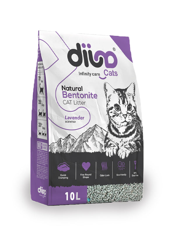 Dija cat litter clumping lavender – 10L.