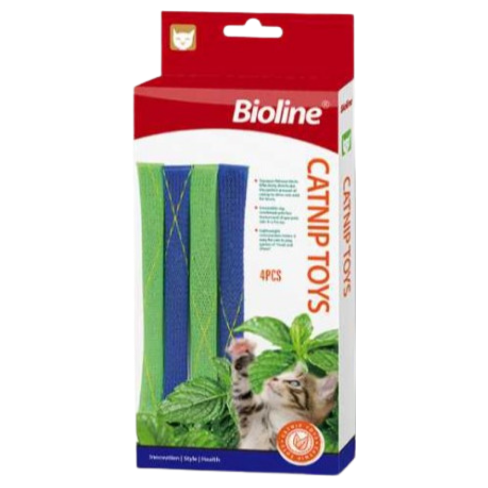 Bioline CatNip Toys 4Pcs Draft Petfast.shop Bioline Cat Catnip Supplies Toys Treats petfast.shop Egypt 225.00