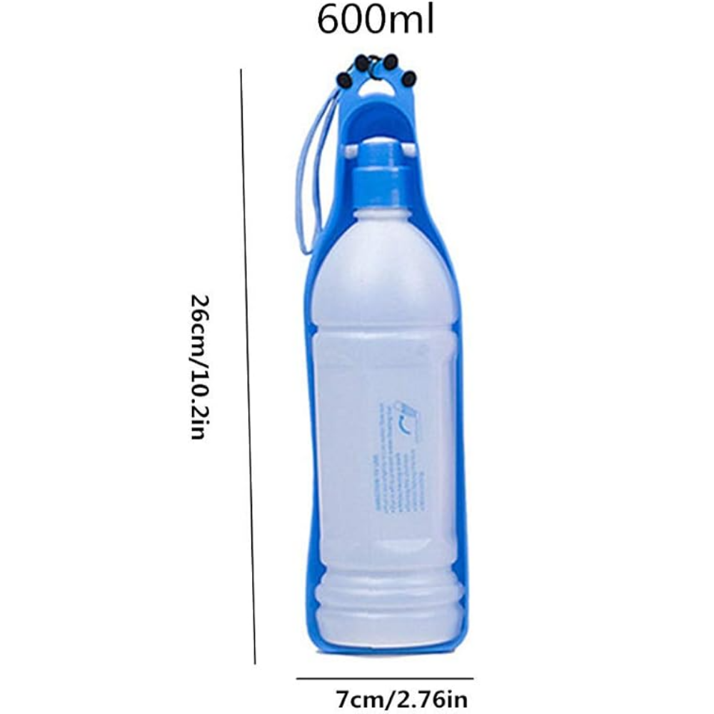 Travel Bottle Water for Pet 600ml Petfast.shop Generic Bowls & Feeders Carriers & Travel Accessories Cat Dog Exclusive Supplies petfast.shop EgyptDefault Title 190.00