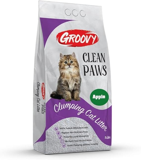 Groovy cat litter Apple 5L.