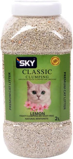 sky cat litter classic lemon 2 L.