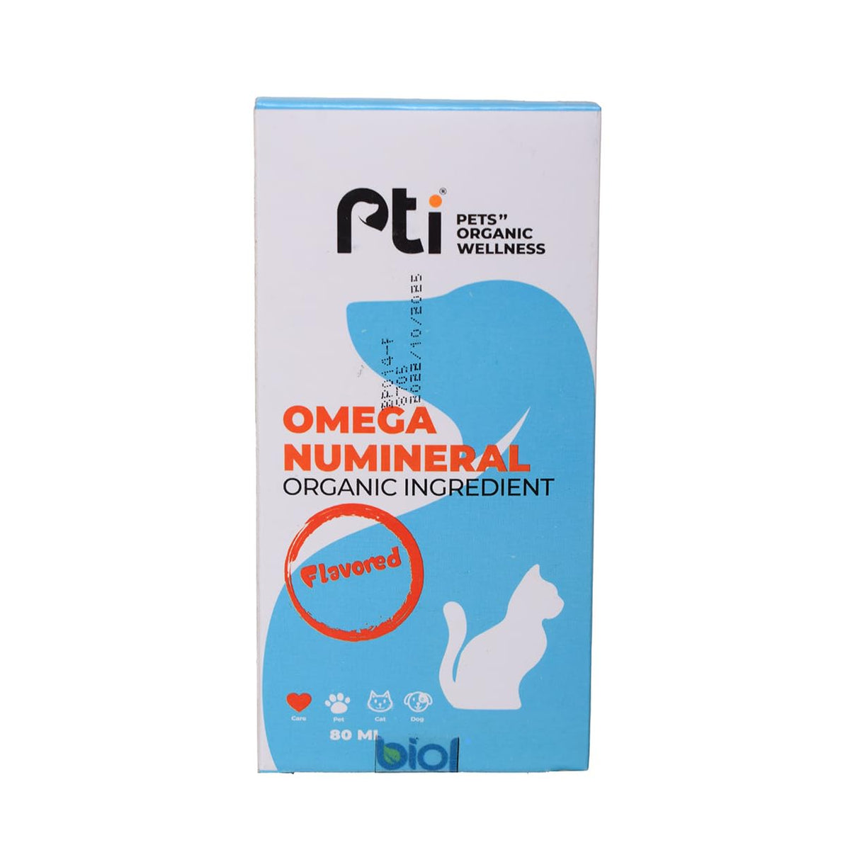 PTI Pets Organic Wellness Omega Numineral Pet Supplement 80 MlWhite.