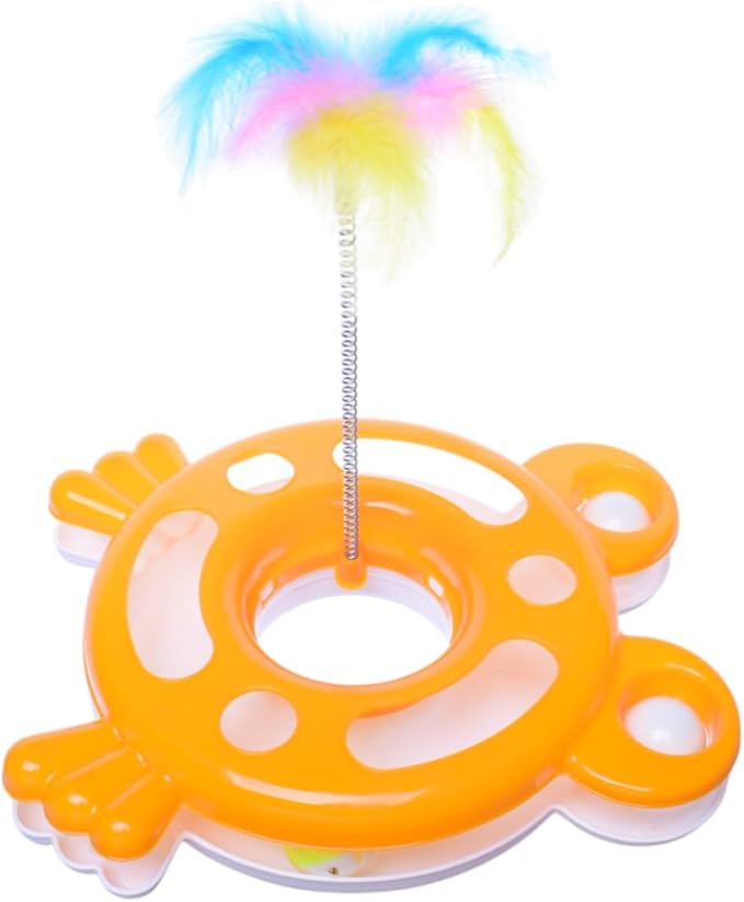 1 Tier Ball Plastic Cat Toy.