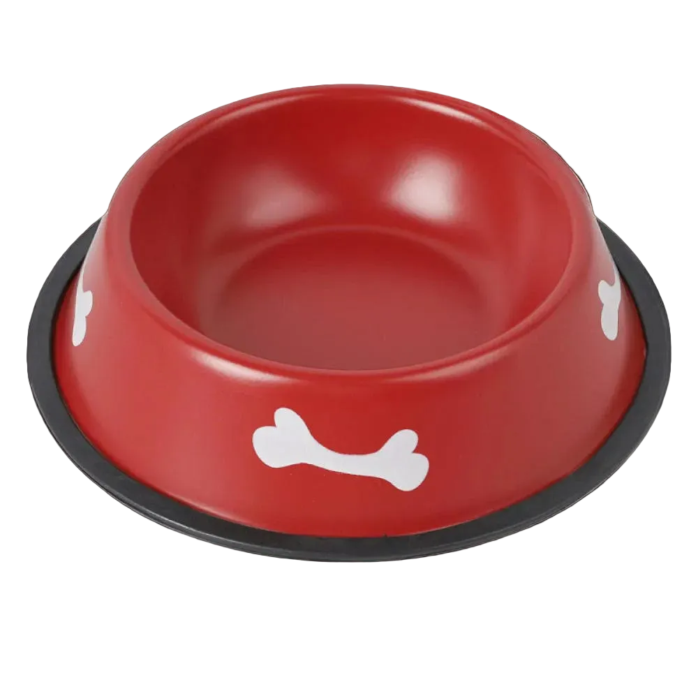 Stainless Steel Paint Dog Bowl medium size Petfast.shop Generic Bowls & Feeders Cat Dog Supplies petfast.shop Egypt PST3047S Default Title 170.00