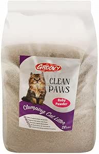 Groovy cat litter Baby Powder 20L.