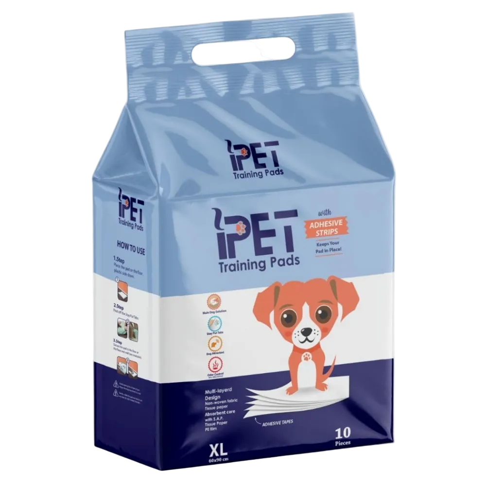 Ipet Training Pads 60*90 cm - 10 Pcs Petfast.shop Ipet Cleaning & Potty Dog Puppy Summer Supplies petfast.shop EgyptDefault Title 199.00