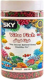 sky vita fish pellet 500 ml.