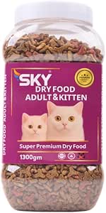 sky dry food adult /kitten cat 1300gr.