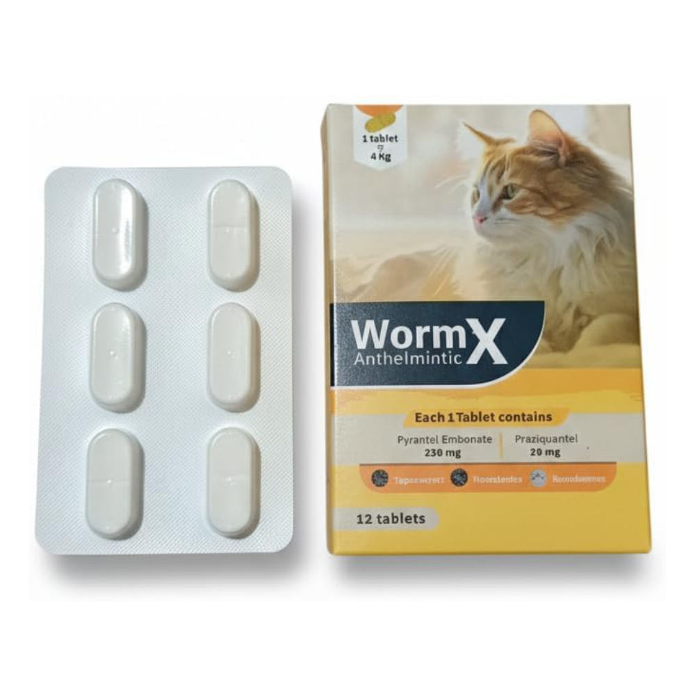 WormX Anthelmintic for Cats 6 Tablets