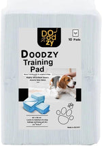Pack of Doodzy training pads with a dog on the packaging