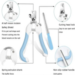 Pet Nail Clipper Grooming Tool 2 Pes Size 16.5 Cm