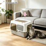 Cat Litter Box with Scratch Size 40*57.5*40Cm Petfast.shop Generic Box & Accessories & Litter Cat Litter Box & Accessories petfast.shop EgyptDefault Title 1100.00