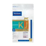 Virbac KJ Advanced Kidney & Joint cat food package on a white background