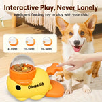 Duck-Shaped Interactive Slow Feeder Dog Toy.