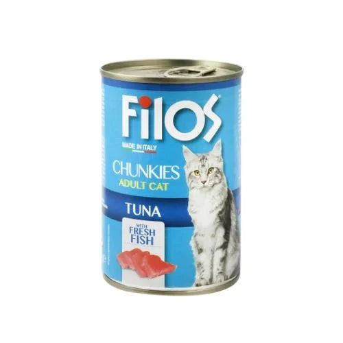 Filos Adult Cat Chunks with Tuna 405g