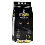 mi gato white cat litter jasmine 10l.