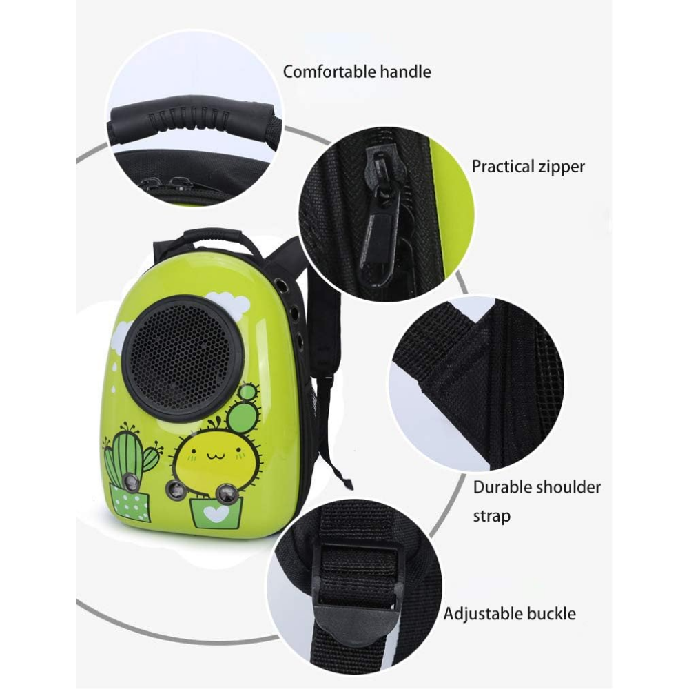 Pet Carrier Backpack cactus Shape Size 42*35*27Cm