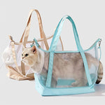 Pet Carrier Breathable Portable Sling Bag with Zipper.