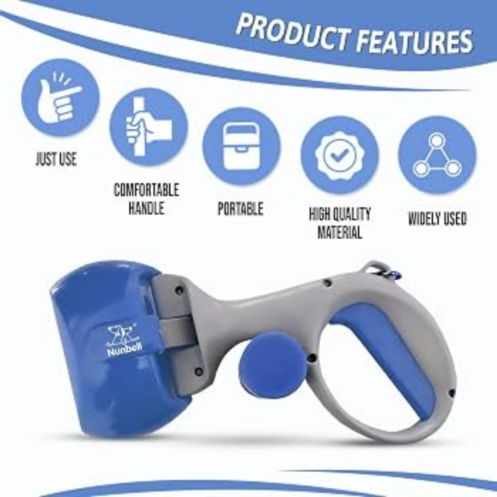 Nunbell Pet Poop Scooper Petfast.shop Nunbell Box & Accessories & Litter Cat Dog Kitten Litter Box & Accessories Puppy Supplies petfast.shop EgyptRed 450.00