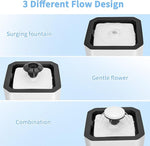 Automatic Pet Water Fountain 2.5L Water Gray.