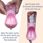 Portable Pet Water Bottle 510ml Petfast.shop Petfast.shop Bowls & Feeders Carriers & Travel Accessories Cat Dog Supplies petfast.shop EgyptBlue 675.00