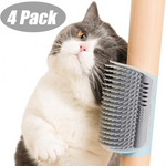Wall Corner Cat Brush with Catnip