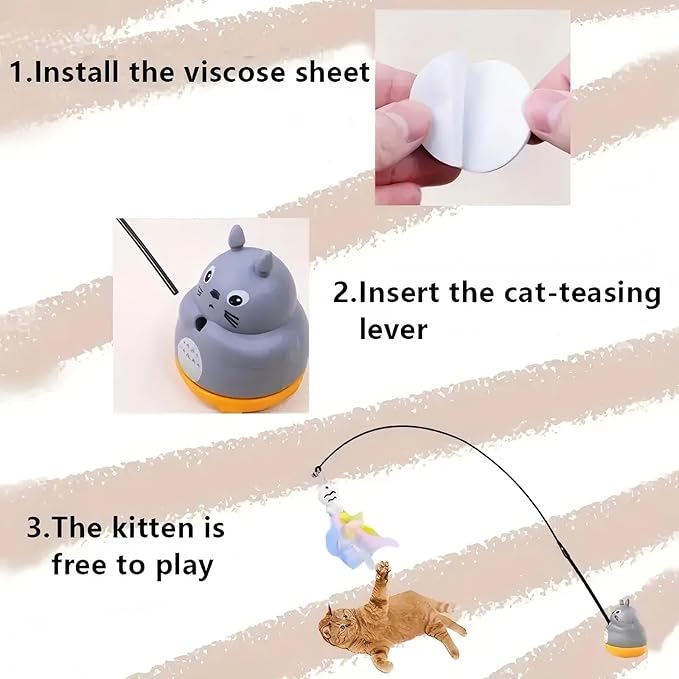 Spinning Cat Teaser Toy.