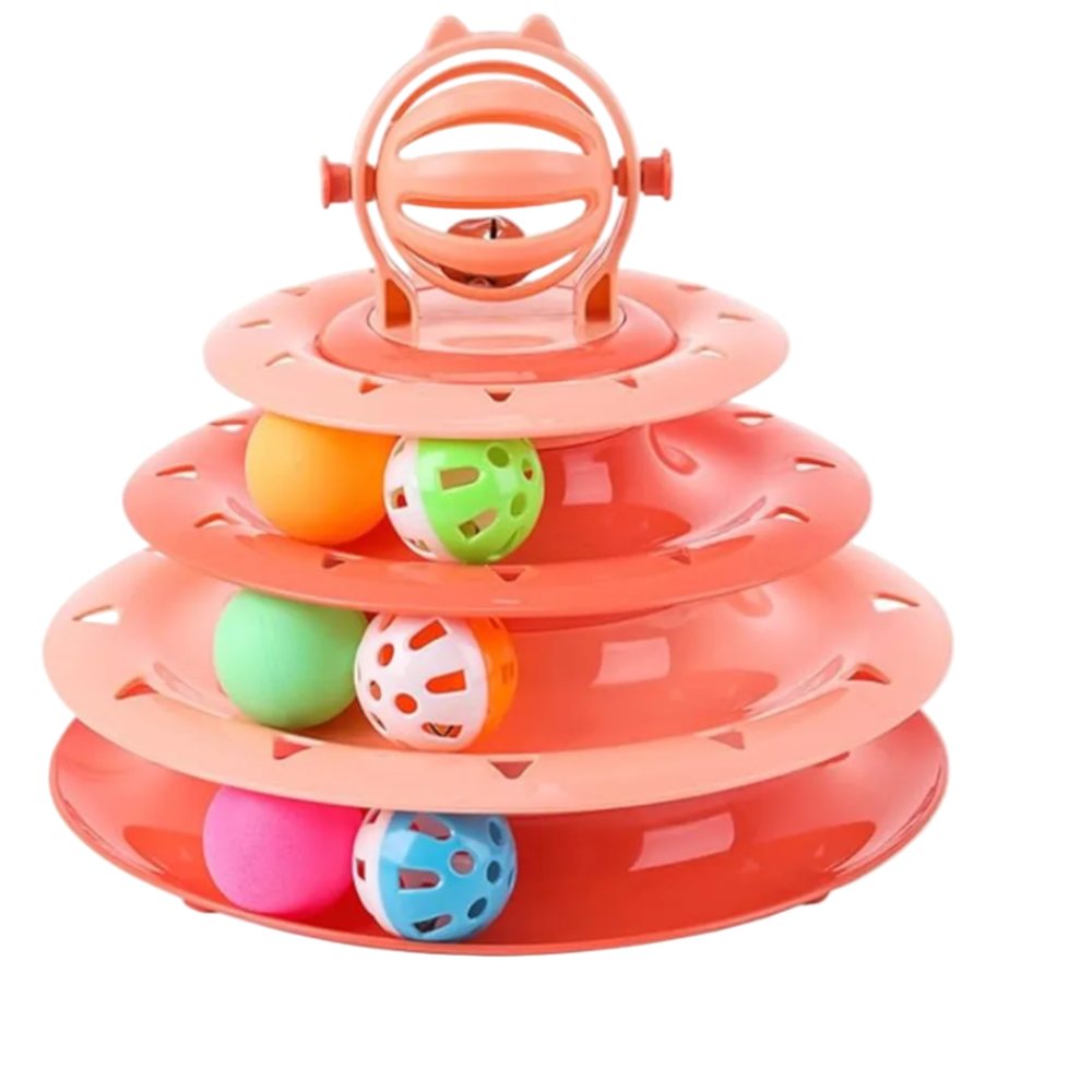 Cat Turntable Toy 3 layers with Ring