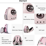 Pet Carrier Backpack White Size 42*30*25 Cm Petfast.shop Generic Carriers & Travel Accessories Cat Dog Supplies petfast.shop Egypt PPE6055S Default Title 960.00