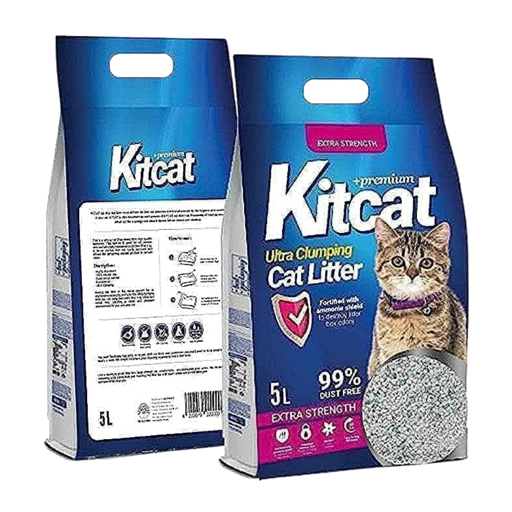 Kitcat CAT LITTER Lavender Scented CLUMPING 5L.