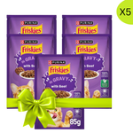 Buy 4+1 Free Friskies Beef Chunks in Gravy Wet Cat Food Pouch 85g Petfast.shop Friskies Cat Exclude Food Wet Food petfast.shop EgyptDefault Title 180.00