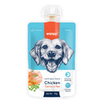 Wanpy Tasty Meat Paste Chicken with Carrot and Pea for Dogs 90g.