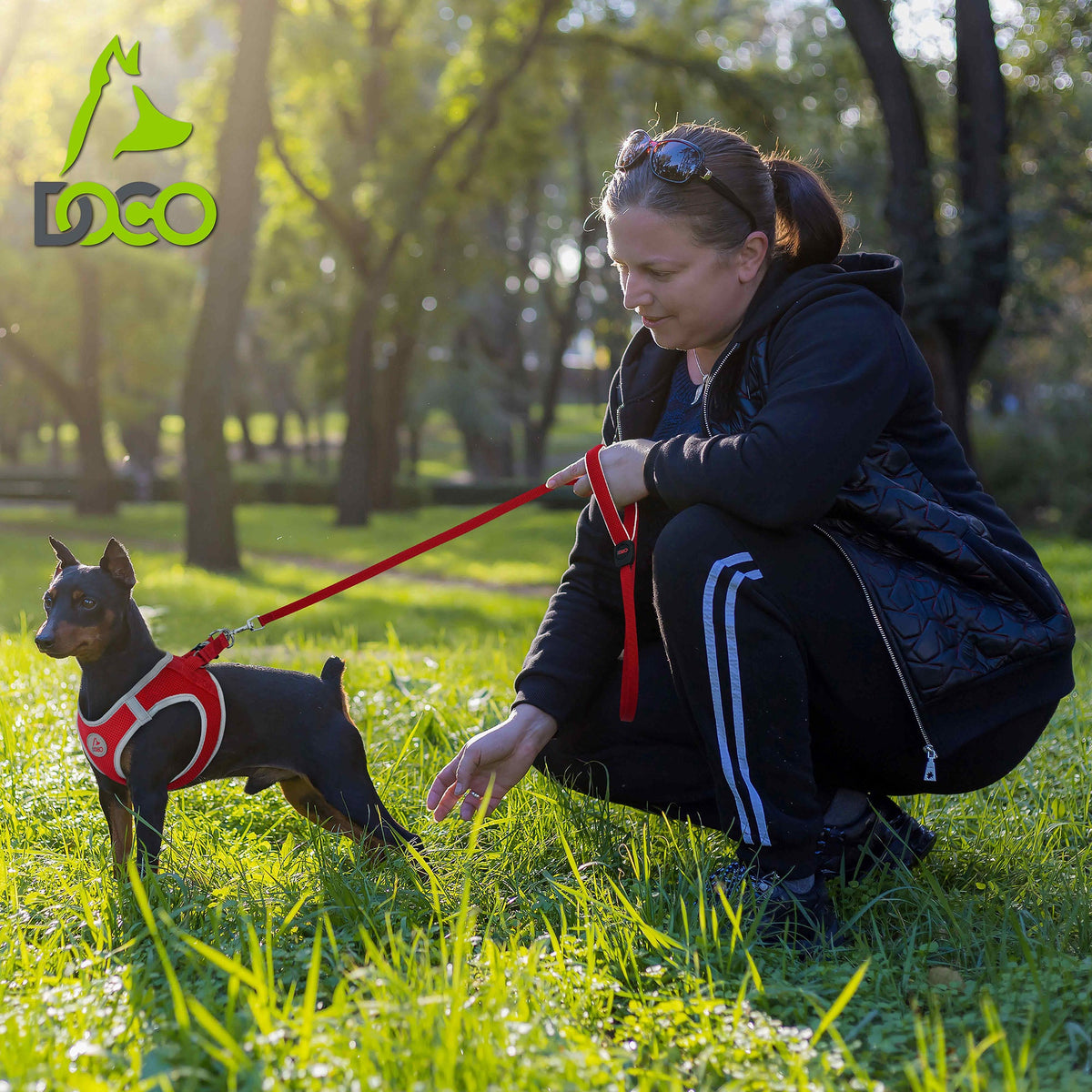 DOCO® Stitched Mesh Handle Dog Leash.