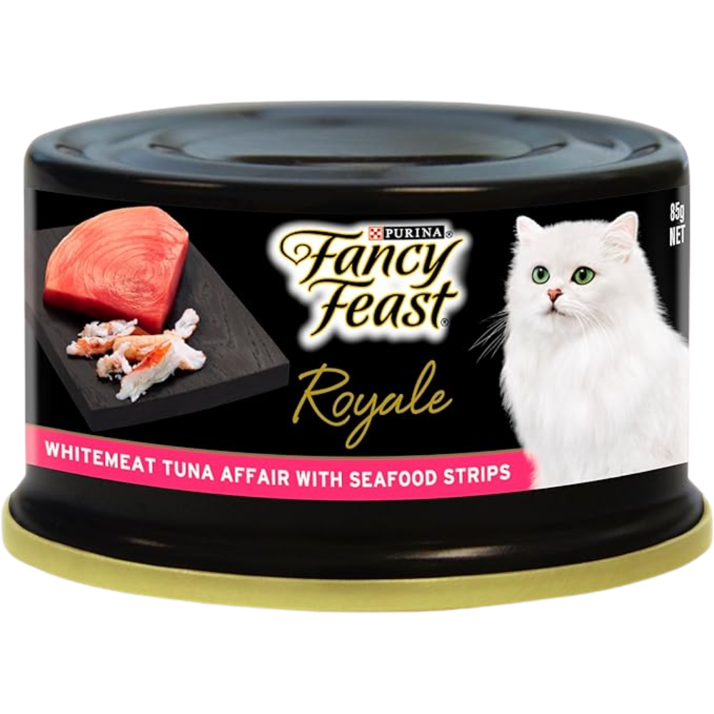 FANCY FEAST Royale White Meat Tuna Affair With Seafood Strips 85 G Petfast.shop Fancy Feast Cat Exclusive Fancy Feast Food Wet Food petfast.shop EgyptDefault Title 250.00