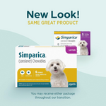 Simparica (Sarolaner) 10mg for Dogs 2.5–5kg – 1 Chewable Tablet