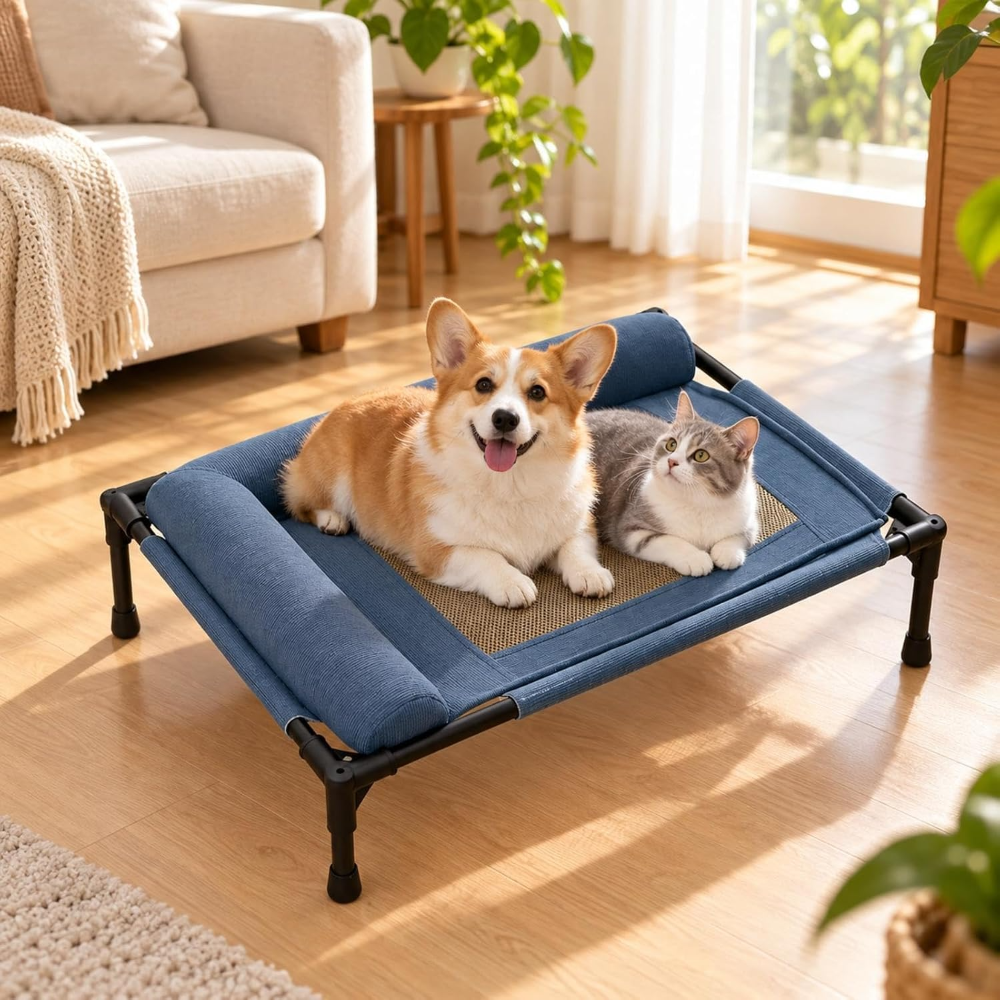 Elevated Pet Bed Size 64*44 Cm