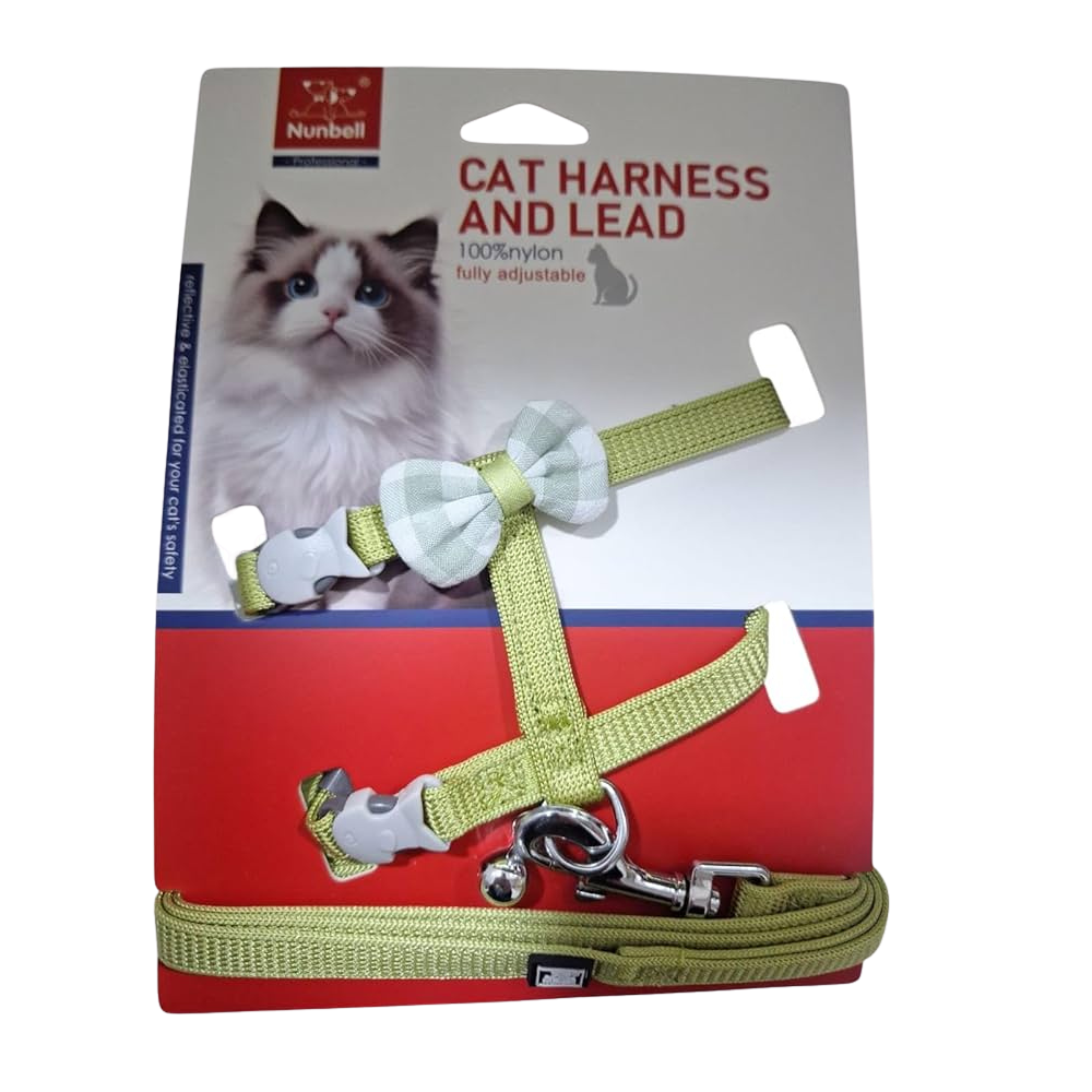 Nunbell Cat Harness & Leash.