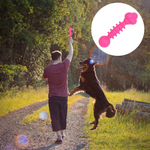 Squeaky Rubber Dog Chew Toy Petfast.shop Generic Dog Exclusive Puppy Supplies Toys petfast.shop EgyptPink 150.00