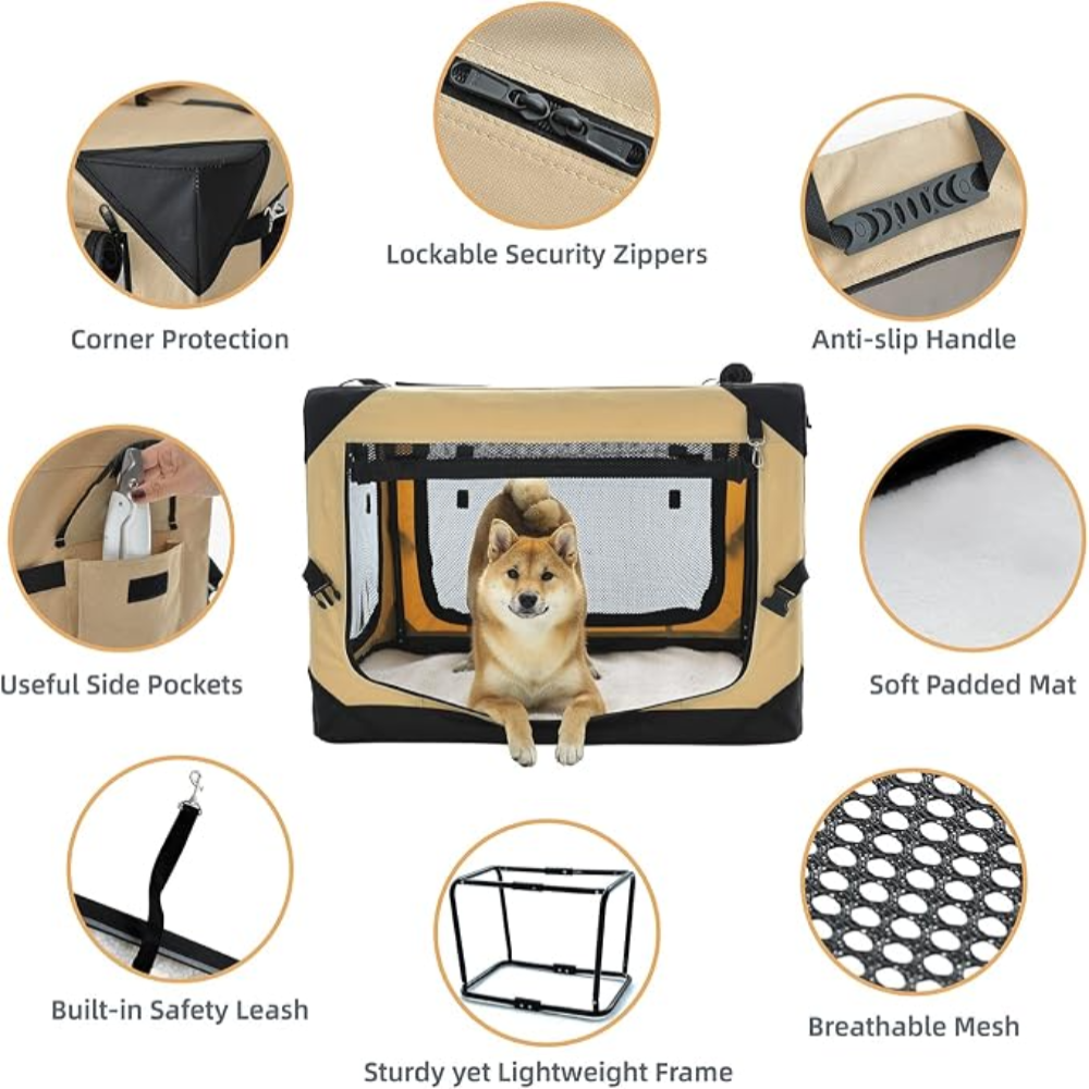 HICC PULE Portable Pet Crate Size 77*57 Cm